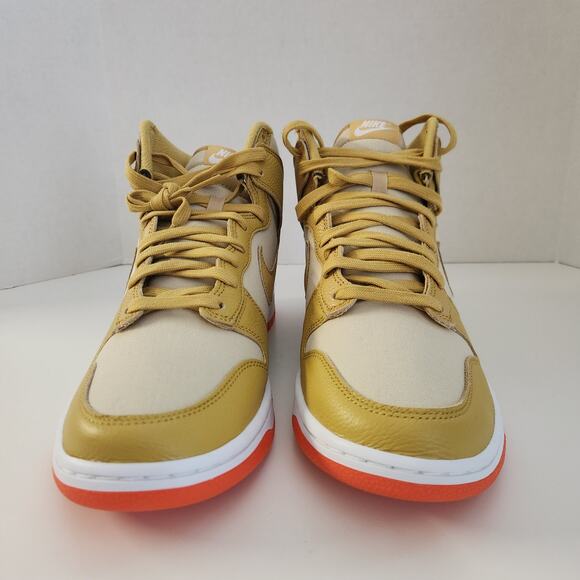 Nike Mens Dunk High DD1399 101 Syracuse - Size,   Gold Wheat Gold, 11 US main image 10